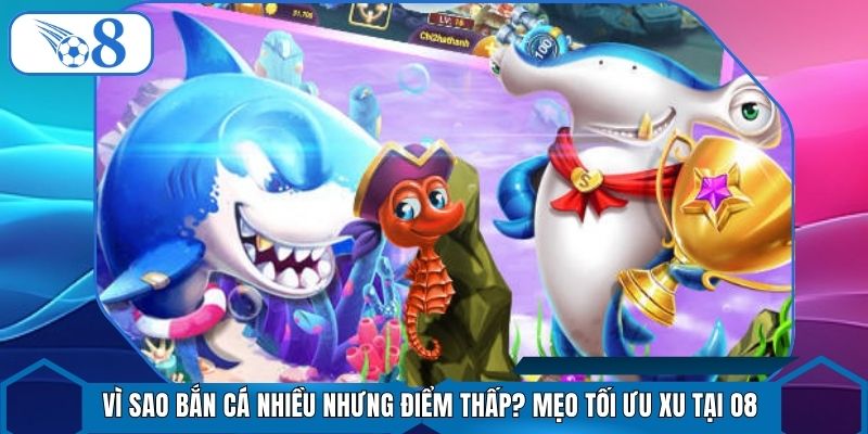 Vì Sao Bắn Cá Nhiều Nhưng Điểm Thấp? Mẹo Tối Ưu Xu Tại O8